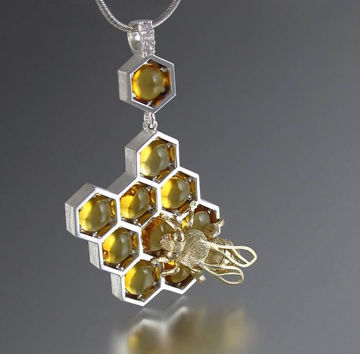 زنبور عسل در دنیای جواهرات