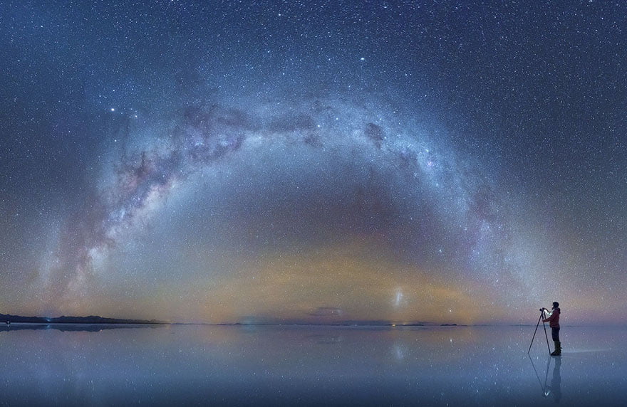 زیبایی های کهکشان شیری در قاب تصویر